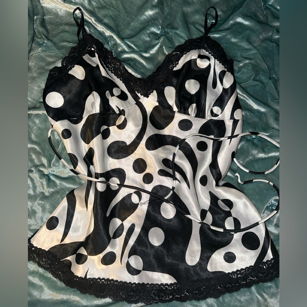 One love vintage patterned cami top